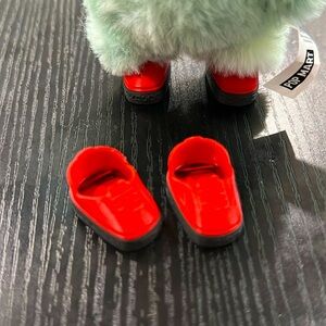 Labubu 3D printed Red shoes - 1 pair​